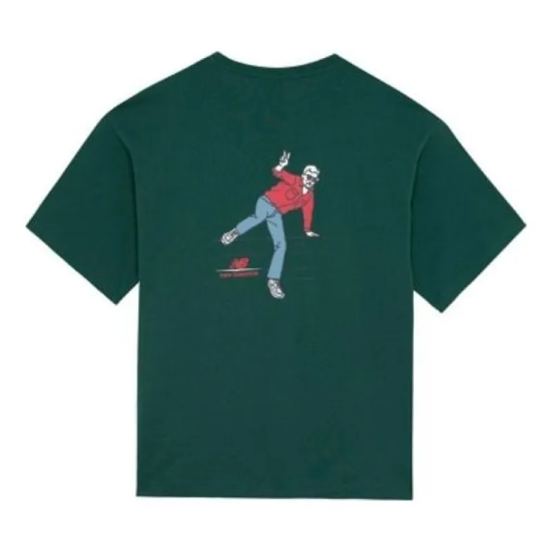 New Balance Lifestyle Graphic Tee 'Green' AMT22392-NWG sold by KicksCrew