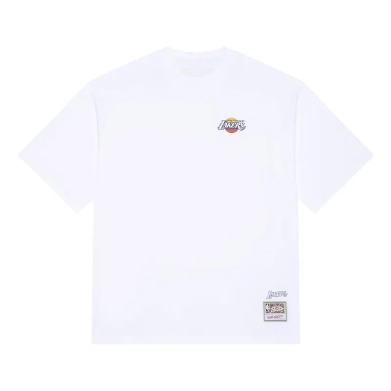Mitchell & Ness x NBA Los Angeles Lakers T-Shirt 'White' MNJYSST23030-WHITE sold by KicksCrew
