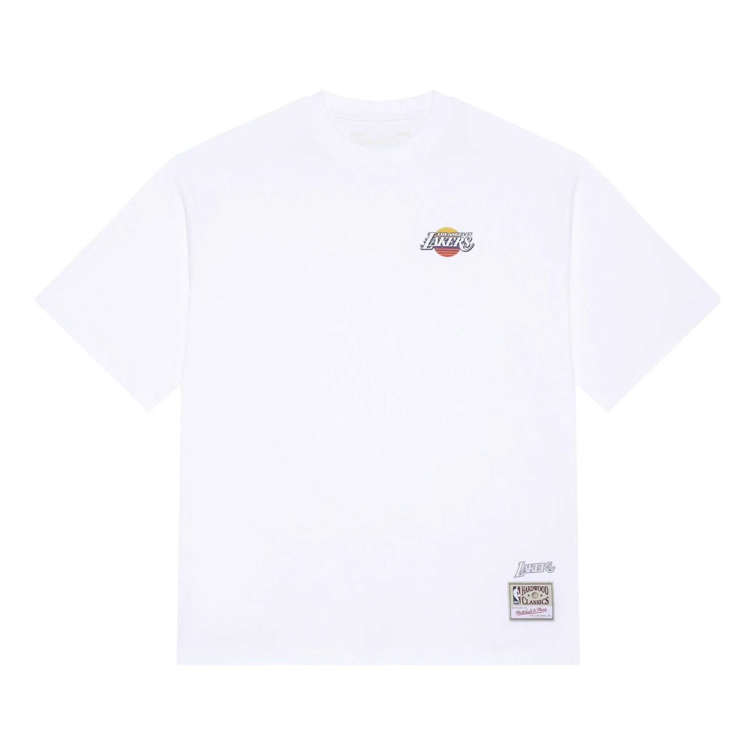 Mitchell & Ness x NBA Los Angeles Lakers T-Shirt 'White' MNJYSST23030-WHITE sold by KicksCrew