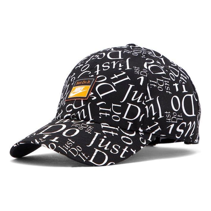 (GS) Nike H86 Just Do It AOP Cap 'Black' CQ9172-010 sold by KicksCrew