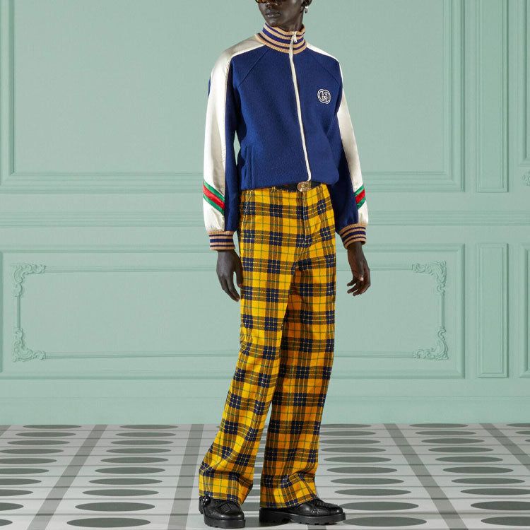 Gucci Wool Jersey Zip Jacket 'Blue' 706418-XJET0-4030 sold by KicksCrew product image thumbnail 2