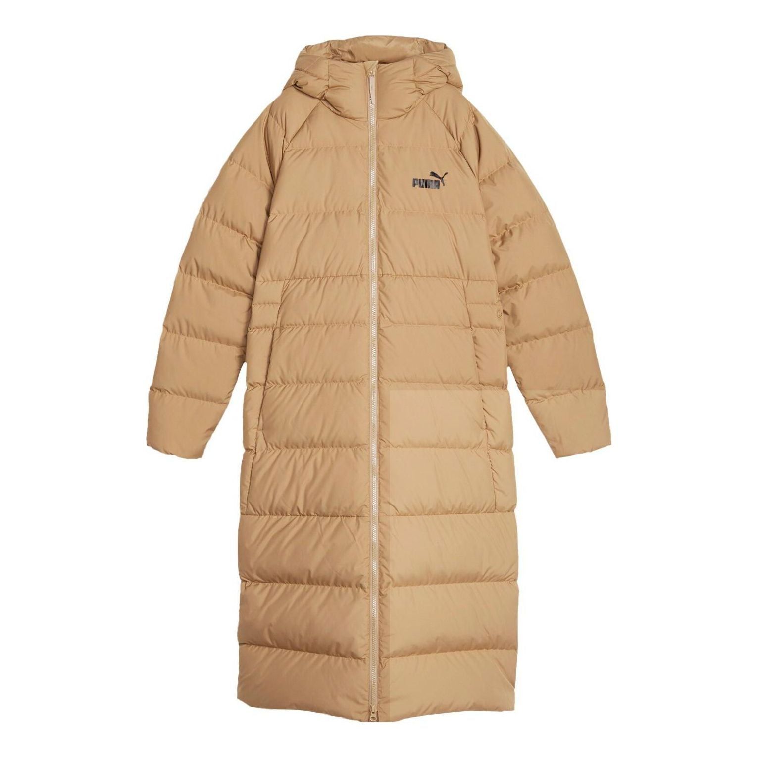 (WMNS) Puma Long Hooded Down Coat 'Beige' 678331-85 sold by KicksCrew
