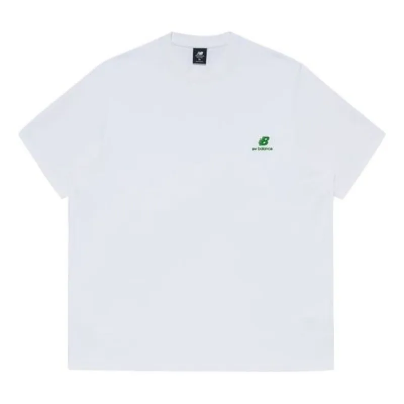 New Balance x Nice Rice Logo Tee 'White' AMT22380-WT sold by KicksCrew