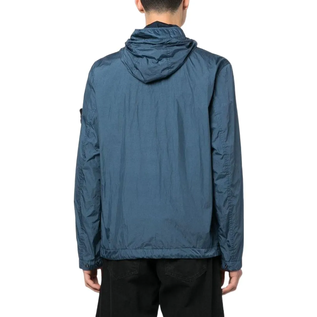 STONE ISLAND Crinkle Reps Light Hooded Jacket 'Dark Blue' 781540522-V0024 sold by KicksCrew product image thumbnail 3