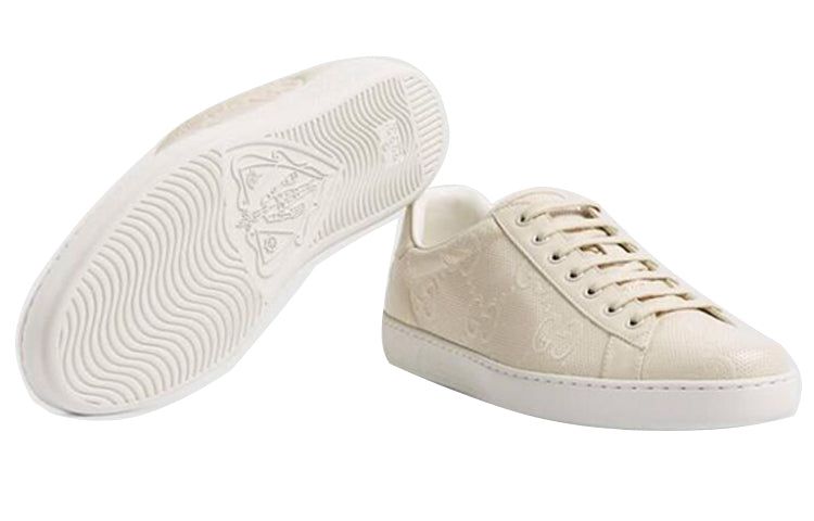 Gucci Ace 'GG Embossed - White' 625787-1XK10-9022 sold by KicksCrew product image thumbnail 5