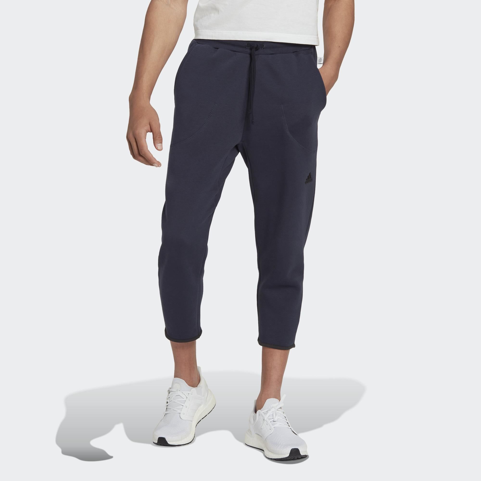 adidas Studio Lounge Fleece 7/8 Joggers 'Teal' HK4587 sold by KicksCrew product image thumbnail 2