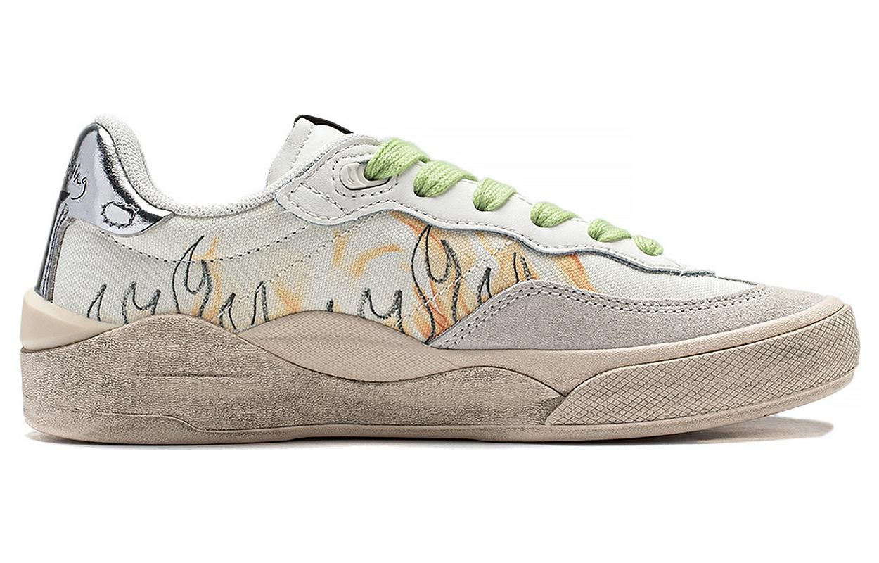 (WMNS) Li-Ning Skate General 'White Graffiti' AEPSA50-7 sold by KicksCrew product image thumbnail 2