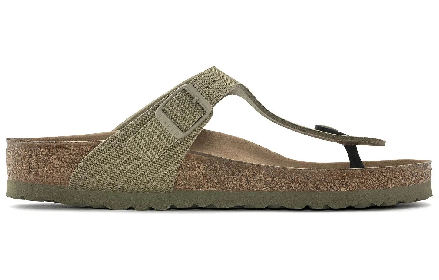 Birkenstock Gizeh Vegan Textile Sandals 'Faded Khaki' 1023929 sold by KicksCrew product image thumbnail 2