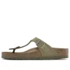 Birkenstock Gizeh Vegan Textile Sandals 'Faded Khaki' 1023929 sold by KicksCrew