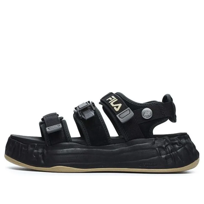 FILA FM-15 x Mihara Yasuhiro Sandals 'Black' F12M224403FBK sold by KicksCrew