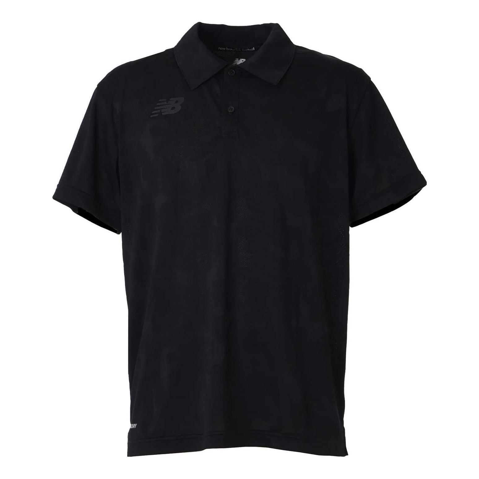 New Balance Black Out Collection Polo Shirt 'Black' AMT35205-BK sold by KicksCrew