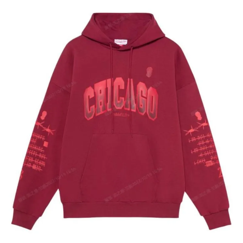 Mitchell & Ness x NBA Chicago Bulls Hoodie 'Red' MNJYFWF22007-RED sold by KicksCrew