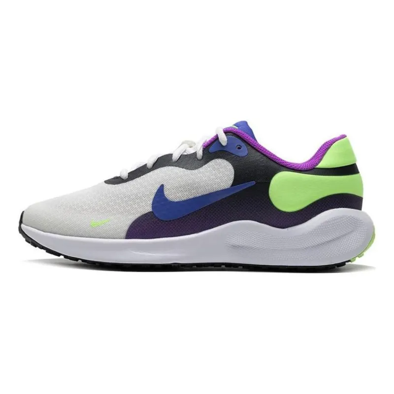 (GS) Nike Revolution 7 Shoes 'White Fuchsia Dream Green' FB7689-100 sold by KicksCrew