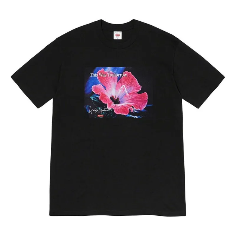 Supreme FW20 Week 4 x Yohji Yamamoto Tee 'Black White' SUP-FW20-098 sold by KicksCrew