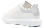(WMNS) Alexander McQueen Oversized Sneakers 'Silver White' 781742WIEE99071 sold by KicksCrew