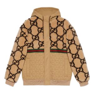 Gucci GG Jacquard Jacket 'Beige Ebony' 706419-XJETL-2066 sold by KicksCrew