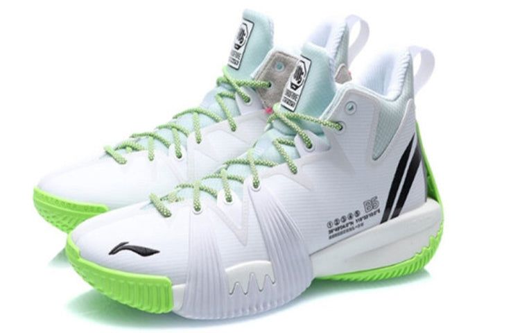 Li-Ning BadFive 1 High 'White Green' ABFQ015-2 sold by KicksCrew product image thumbnail 2