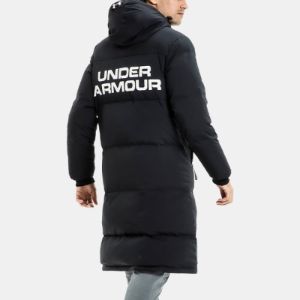 Under Armour Long Down Bench Coat 'Black' 1345057-001 sold by KicksCrew