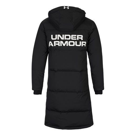Under Armour Long Down Bench Coat 'Black' 1345057-001 sold by KicksCrew
