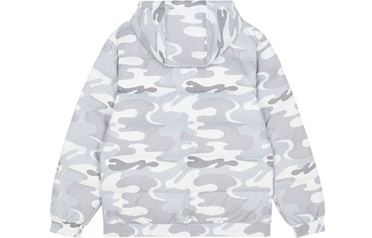 New Balance Sport Printed Logo Puffer Jacket 'White Camo' AMJ13335-WM sold by KicksCrew product image thumbnail 2