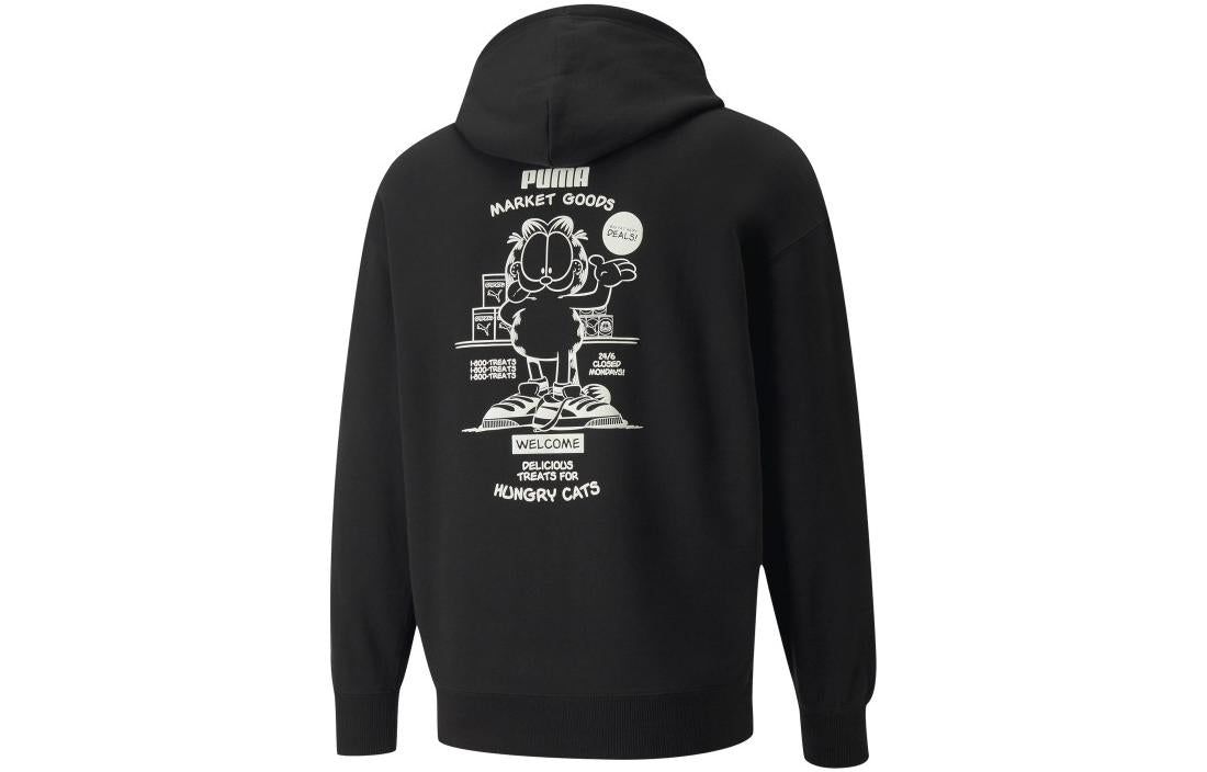 Puma x GARFIELD Hoodie 'Black' 534435-01 sold by KicksCrew product image thumbnail 2