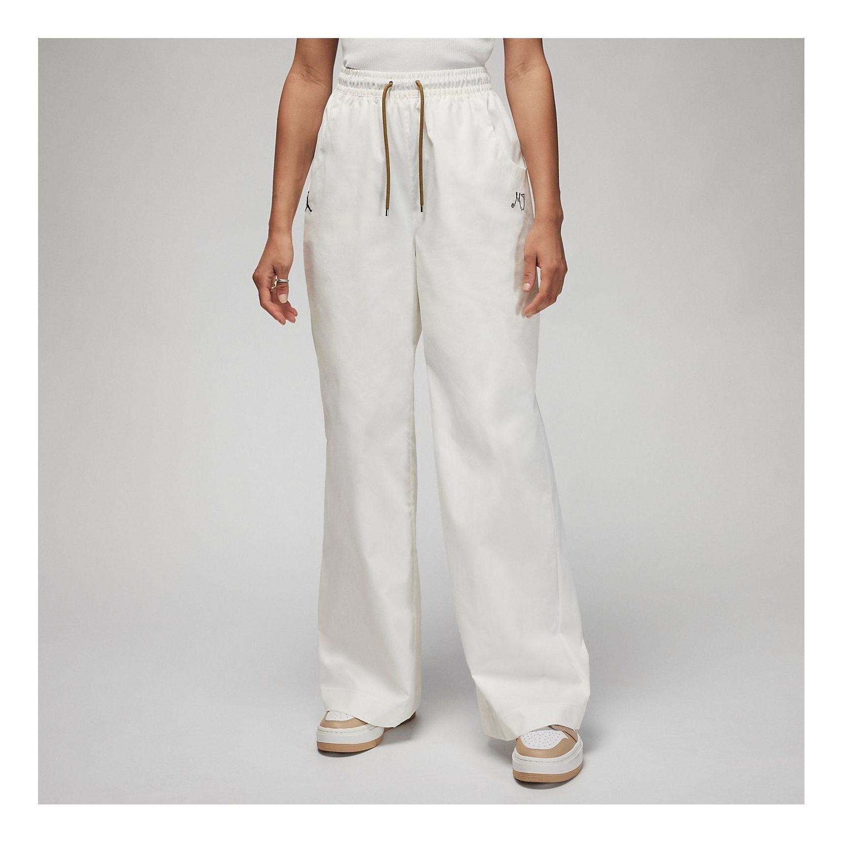 (WMNS) Air Jordan Woven Pants 'White' FB5123-133 sold by KicksCrew