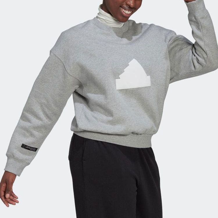 (WMNS) adidas Sweatshirt 'Grey' HM2850 sold by KicksCrew product image thumbnail 3
