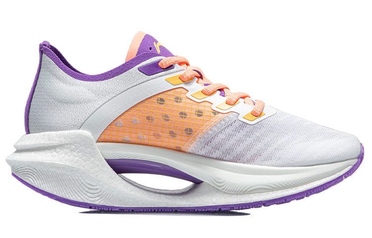 (WMNS) Li-Ning Essential 'White Orange Purple' ARHR122-7 sold by KicksCrew product image thumbnail 2