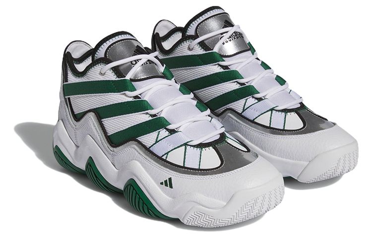 adidas originals Top ten 'White Green' IF1066 sold by KicksCrew product image thumbnail 3