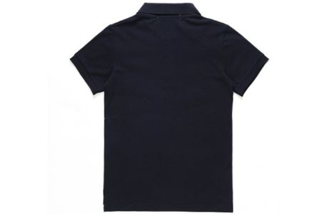 COMME des GARCONS PLAY Polo Red Emblem 'Navy' AZ-T006-051-2 sold by KicksCrew