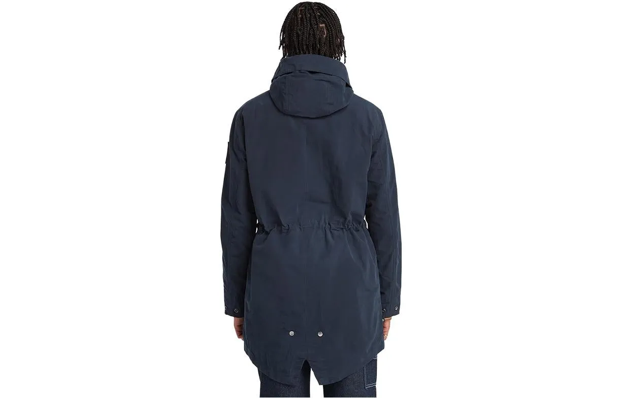 Timberland Snowdon Peak Fishtail Parka Jacket 'Navy' A6FYH-433 sold by KicksCrew product image thumbnail 3