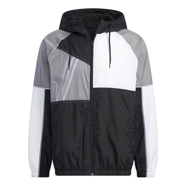 Adidas Neo Vibe Collective Windbreaker Jackets 'Black' IA6742 sold by KicksCrew