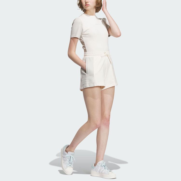 (WMNS) Adidas Originals Shorts 'White' IU4844 sold by KicksCrew product image thumbnail 4
