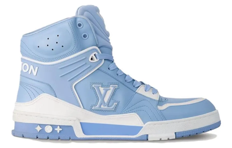 LOUIS VUITTON LV Trainer Sneaker Boots 'Blue' 1ABLST sold by KicksCrew product image thumbnail 2