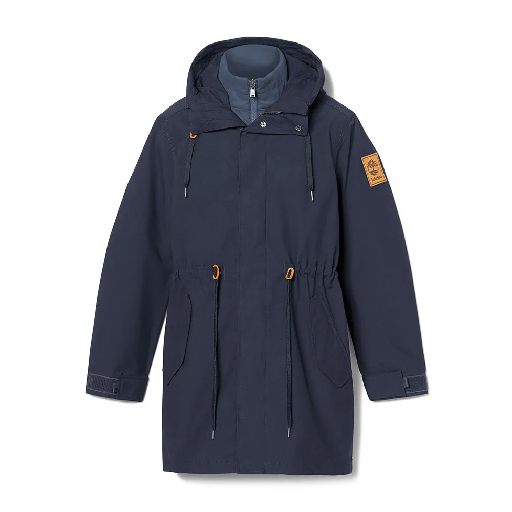 Timberland Snowdon Peak Fishtail Parka Jacket 'Navy' A6FYH-433 sold by KicksCrew
