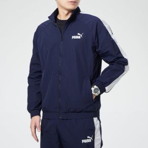 Puma Panelled Woven Track Jacket 'Navy' 532559-06 sold by KicksCrew