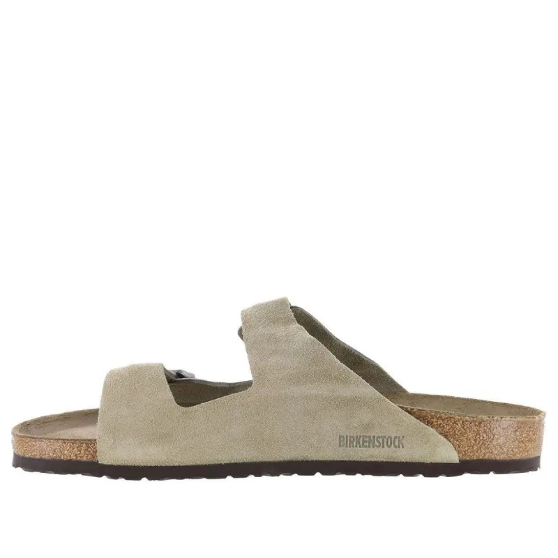 Birkenstock Arizona Suede Leather Sandals 'Taupe' 0051461 sold by KicksCrew