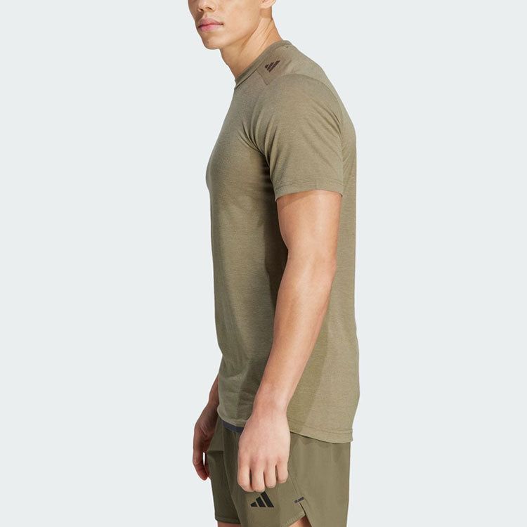 Adidas Designed For Training Pro Series Strength T-Shirts 'Olive Green' IL1457 sold by KicksCrew product image thumbnail 4