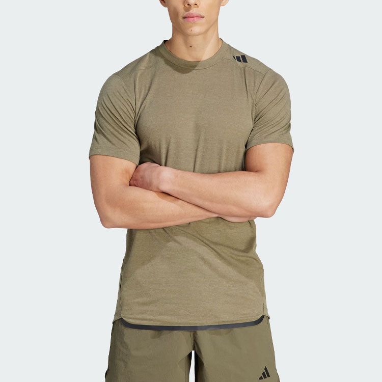 Adidas Designed For Training Pro Series Strength T-Shirts 'Olive Green' IL1457 sold by KicksCrew product image thumbnail 2