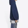 Balenciaga Pride Hoodie Boxy Fit 'Navy' 651799TLV548561 sold by KicksCrew
