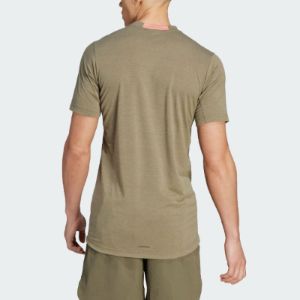 Adidas Designed For Training Pro Series Strength T-Shirts 'Olive Green' IL1457 sold by KicksCrew