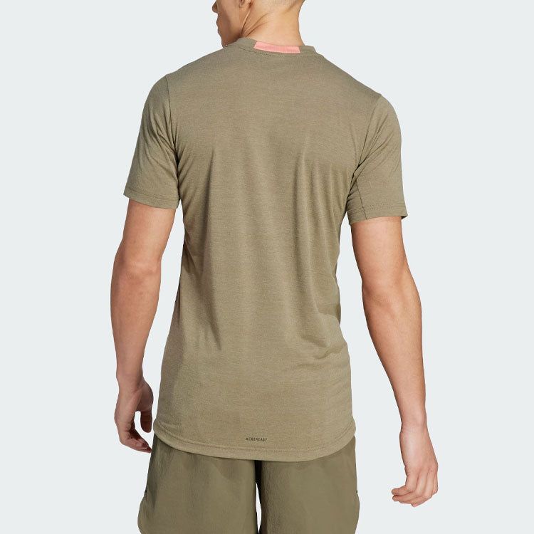 Adidas Designed For Training Pro Series Strength T-Shirts 'Olive Green' IL1457 sold by KicksCrew product image thumbnail 3