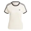 (WMNS) adidas 3-Stripes Slim T-Shirt 'Off White' IC5463 sold by KicksCrew