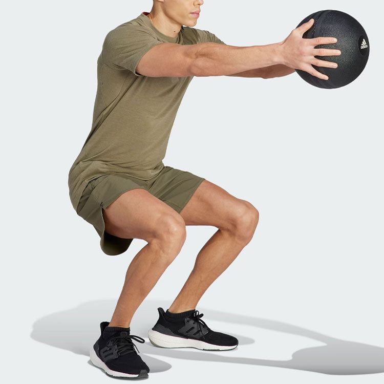 Adidas Designed For Training Pro Series Strength T-Shirts 'Olive Green' IL1457 sold by KicksCrew product image thumbnail 5