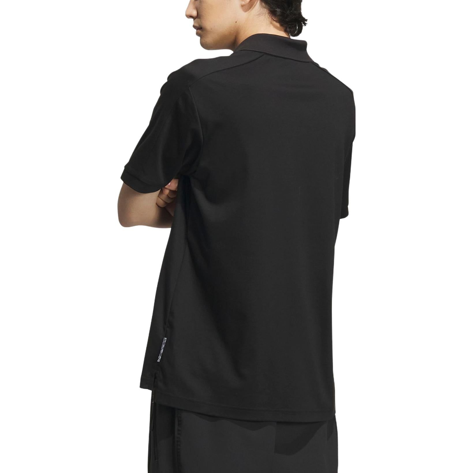 Adidas Wuji Premium Short Polo Shirts 'Black' IA8107 sold by KicksCrew product image thumbnail 5