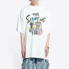 Balenciaga x THE SIMPSONS Oversized Cotton T-Shirt 'White' 676589TLVG70901 sold by KicksCrew