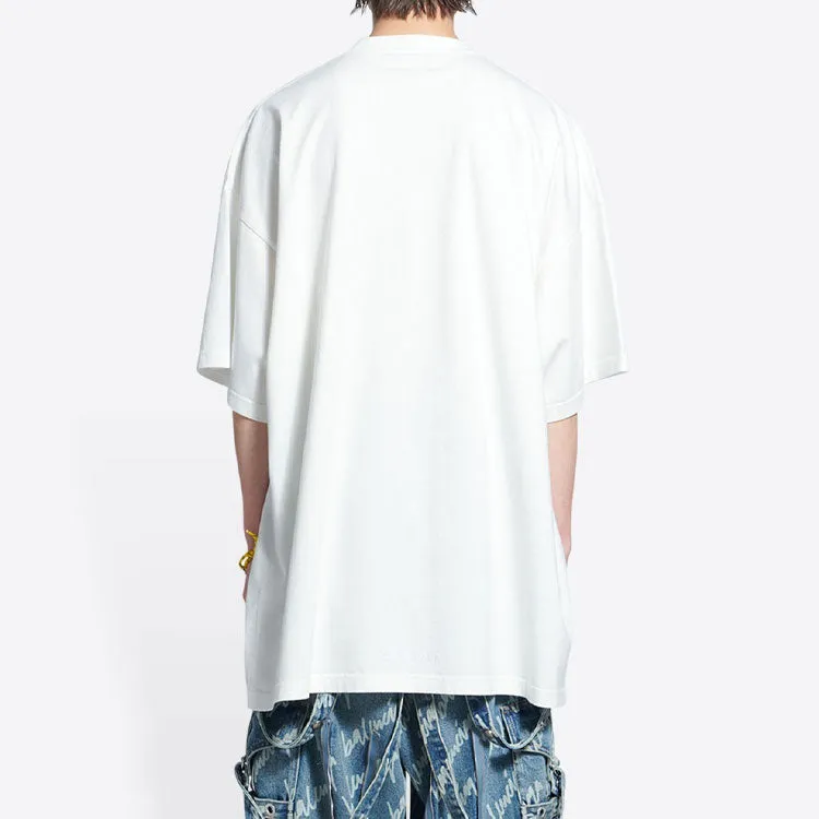 Balenciaga x THE SIMPSONS Oversized Cotton T-Shirt 'White' 676589TLVG70901 sold by KicksCrew product image thumbnail 5