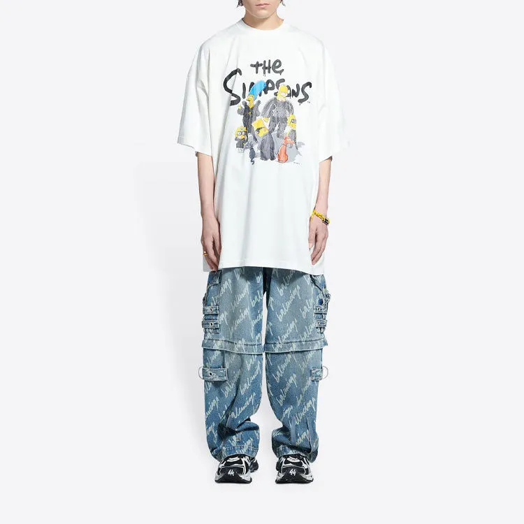 Balenciaga x THE SIMPSONS Oversized Cotton T-Shirt 'White' 676589TLVG70901 sold by KicksCrew product image thumbnail 3
