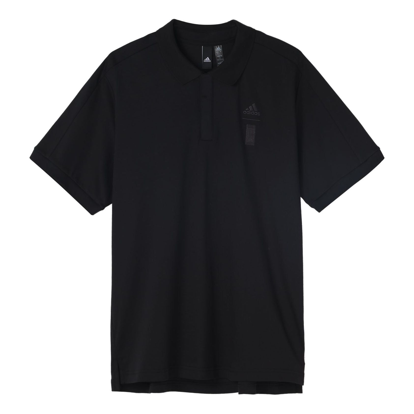 Adidas Wuji Premium Short Polo Shirts 'Black' IA8107 sold by KicksCrew