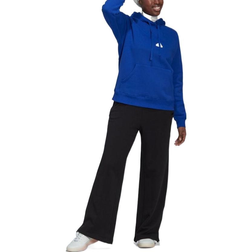 (WMNS) Adidas Oversized Hoodie Sweatshirt 'Blue' HM2853 sold by KicksCrew product image thumbnail 2